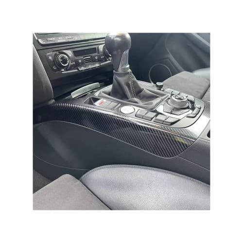 Folie auto autocolant Pet Premium carbon negru 1.52m x 1m cu tehnologie eliminare bule Cod: PET10085 3