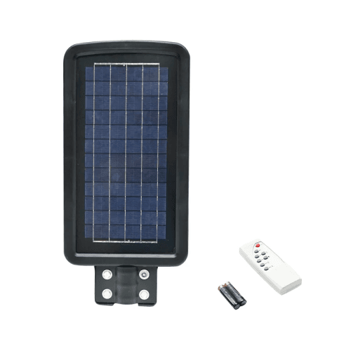 Lampa LED cu prindere pe stalp pentru iluminat stradal 6V/60W cu panou solar monocristalin si senzor de miscare BK69219 4