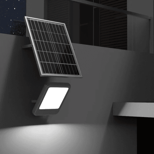 Lampa LED cu panou solar 70W proiector 200W baterie 3,2V/30Ah BK87487 2