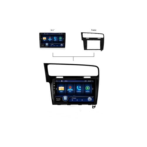 Rama Navigatie 10" cu cablaj si modul canbus compatibila VW Golf VII 2012-2019  Cod: NV3234 / GR1 4
