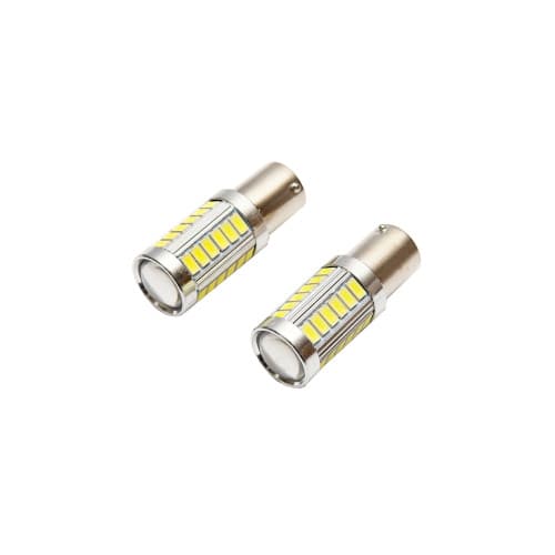 Set 2 becuri LED SMD 12V BAU15 0,25A lumina rece Cod: BK80027 2