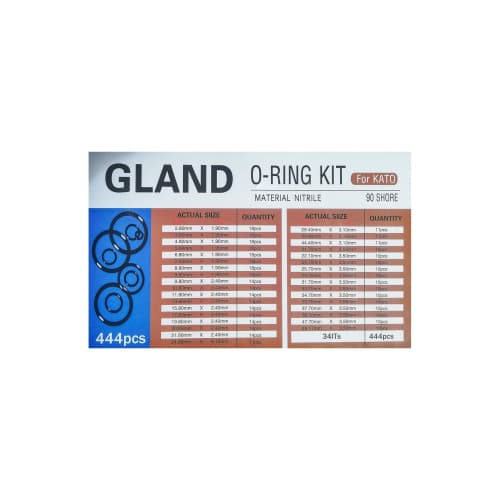 Trusa O-ring Kato 444 piese  Cod: BK81075 4