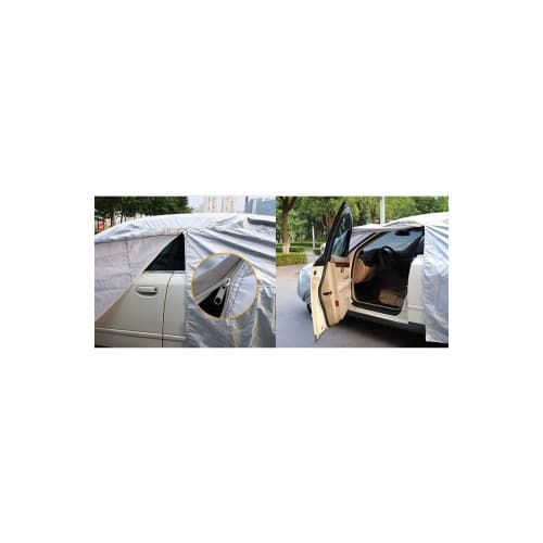 Prelata auto universala premium berlina 3XL 5.6x1.9x1.5m impermeabila cu fermoar 4