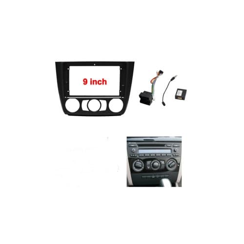 Rama Navigatie 9" cu cablaj si modul canbus compatibila  BMW Seria 1 (E81/E87) 2007-2013( AC Manual) Cod: NV3006/ GR2 4