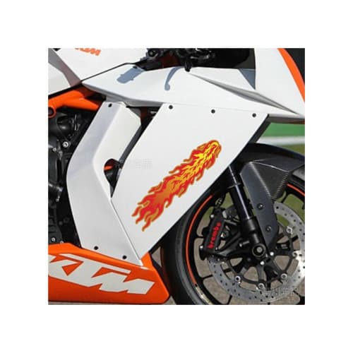 Abtibild Flacari auto 25x13cm decorativ pentru exterior si interior Cod: AN18MIC 3