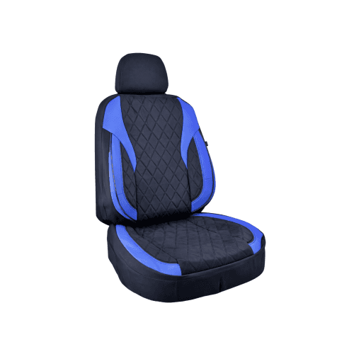 Huse scaune auto universale XL fractionate Premium compatibile SUV si Limuzine negru albastru Cod: HNG2504-2 2