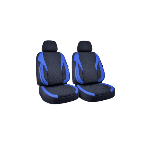 Huse scaune auto universale XL fractionate Premium compatibile SUV si Limuzine negru albastru Cod: HNG2504-2 3