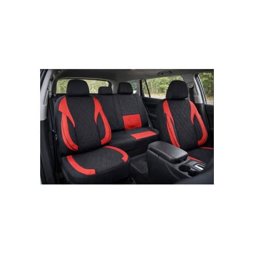 Huse scaune auto universale fractionate XL Premium compatibile SUV si Limuzine negru rosu Cod: HNG2504-1 4