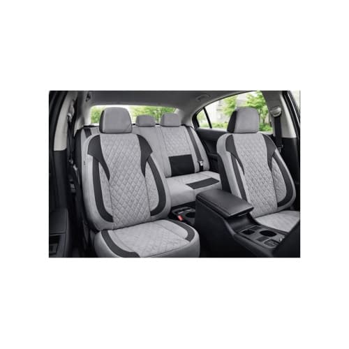 Huse scaune auto universale fractionate XL Premium compatibile SUV si Limuzine gri negru Cod: HNG2504-5 4