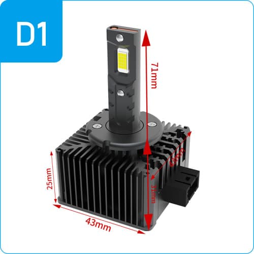 Bec LED D1S 12V CANBUS 8000lm/set  COD:NVEL-D1S 2