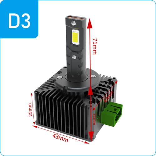 Bec LED D3S 12V CANBUS 8000lm/set  COD:NVEL-D3S 4