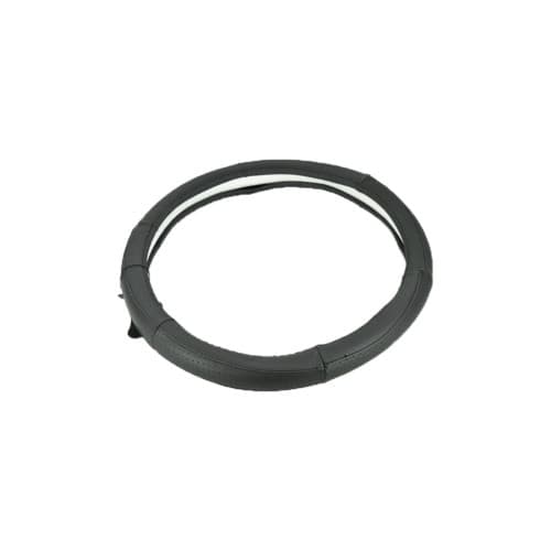 Husa volan auto din piele cu gaurele marime M negru Cod: 1319