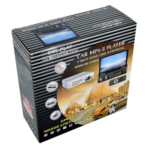 Media Player 7" cu touchscreen MP5, MP3, bluetooth, mirrorlink 1DIN, COD:1705 2