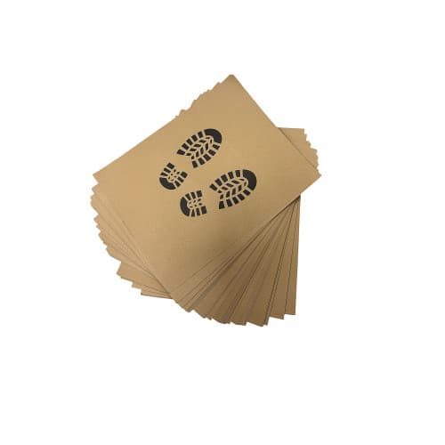 Pres covoras hartie protectie podea auto set 100 bucati 40x50cm Cod: ART-POD140G