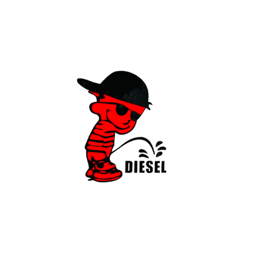 Abtibild Flourescent Boy Diesel auto decorativ pentru exterior si interior Cod: YGT-10