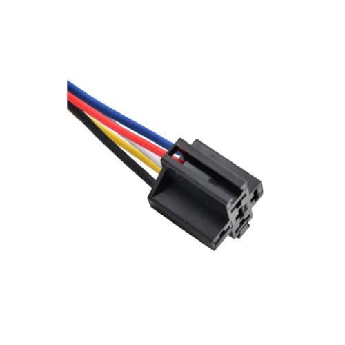 Mufa releu 5 pini cu cablaj 11cm pentru instalatii auto 3