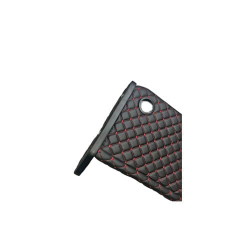 Masa de bord cu 2 suporti pentru pahare ,piele ecologica culoare Negru cusatura Rosie compatibila Mercedes Sprinter W906 2007-2018 3