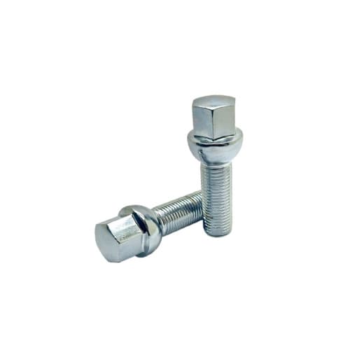 Prezoane pentru jante, M12x1,5 mm, cu con rotund, disponibile în diferite lungimi, cap cheie 17