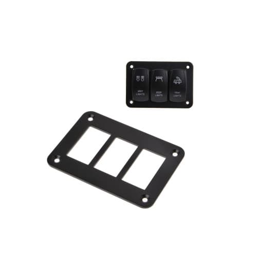 Panou pentru 2 intrerupatoare tip Rocket  Cod: LB016A-3 3