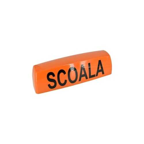 Caseta firma auto tip SCOALA de soferi cu cablu de alimentare si mufa