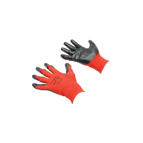 Manusi de lucru sintetice cauciucate negru-rosu marimea 10 Breckner Germany Cod: BK78581 2
