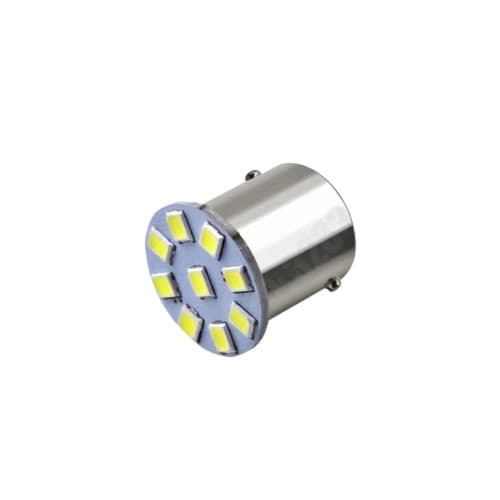 Set 2 becuri o faza BA15S T.V. 9SMD 1210 24V lumina alba 180 lumen Cod: JSUN55 2