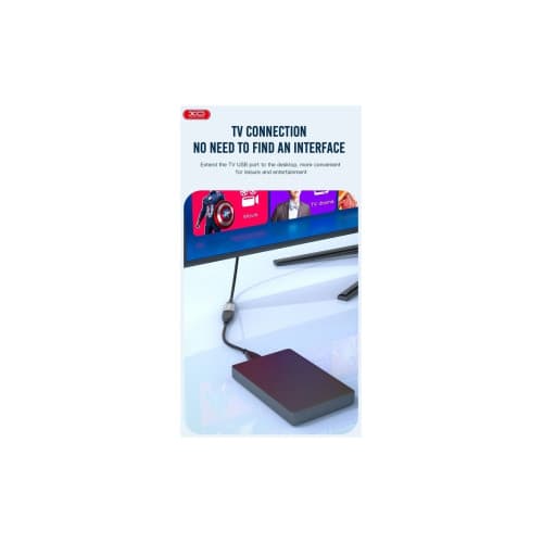Cablu adaptor, mama USB la tata USB  3m. Cod:XO-NB219 4