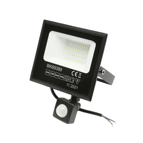 Proiector LED 30W cu senzor de miscare 6500K, IP65  Cod: BK69399