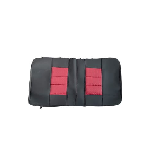 Huse scaune auto universale premium  cu bancheta spate fractionata negru rosu Cod: F3001-P28 4