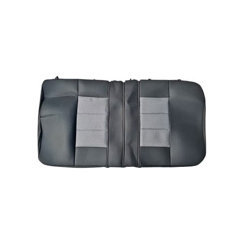 Huse scaune auto universale premium cu bancheta spate fractionata negru gri Cod: F3001-P32 2