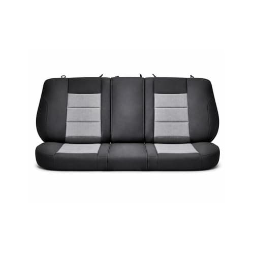 Huse scaune auto universale premium  cu bancheta spate fractionata negru gri Cod: F3001-P1 3