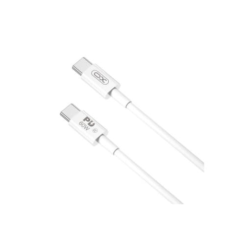 Cablu pentru incarcare PD 60W Quick Charge si transfer date Type-C la Type-C / 2 metri Cod:XO-Q190B