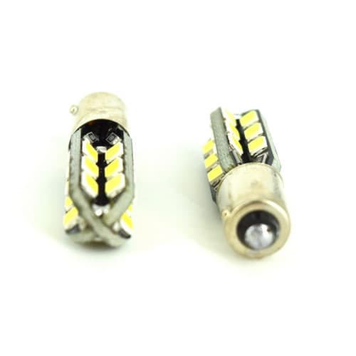 Bec pozitie BA9S TV 24 LED 2835 5W 12V SET / 2BUC. JSUN57 2