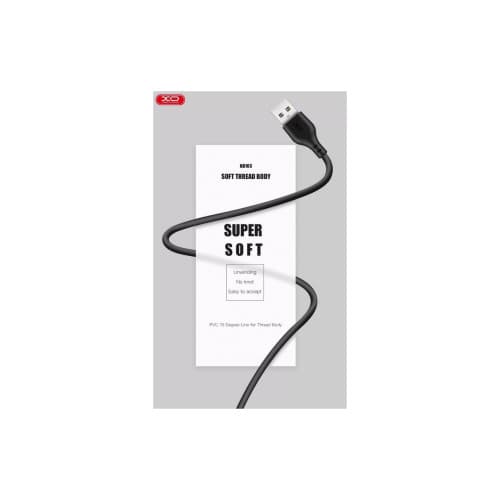 Cablu incarcare 2.1A lightning compatibil iPhone 2m negru Cod: XO-NB103A 3