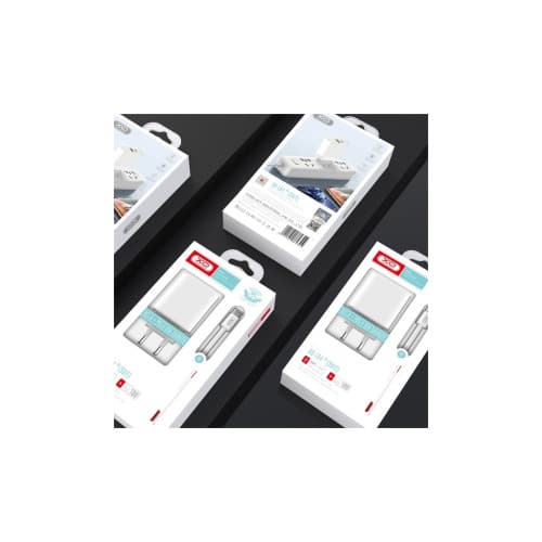 Incarcator retea USB/USB-C, Quick Charge QC3.0 20W cu cablu  compatibil Lighting (Iphone  ) Cod:XO-L64-NB113 2