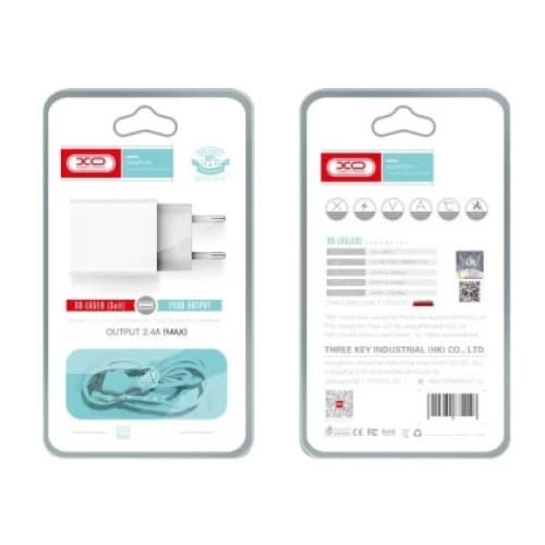 Incarcator retea USB 2.4A cu cablu  compatibil Lighting (Iphone  )  Cod:XO-L65-NB103A 2