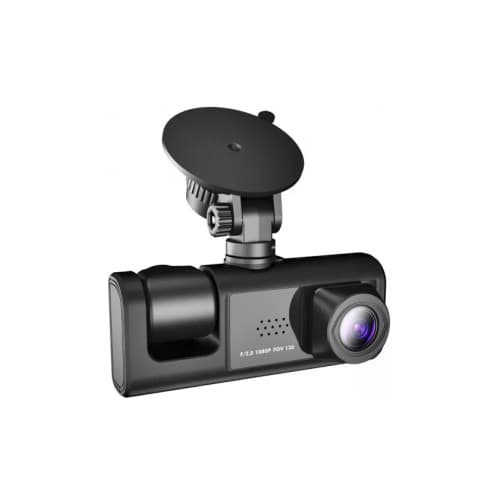 Camera auto tripla DVR Full HD 1080P 170° Night Vision G-Sensor fata interior spate MIV 2