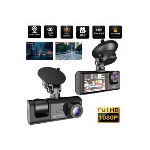 Camera auto tripla DVR Full HD 1080P 170° Night Vision G-Sensor fata interior spate MIV 4