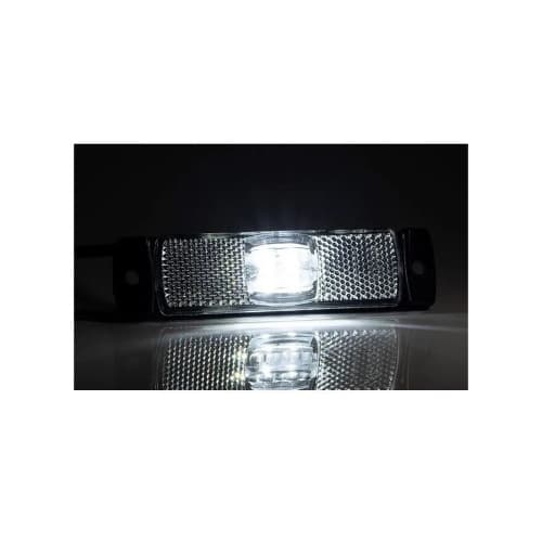 Lampa gabarit 100x32, LED, alba , cu suport urechi, 12-36V,   Fristom Cod:FT-017B 2