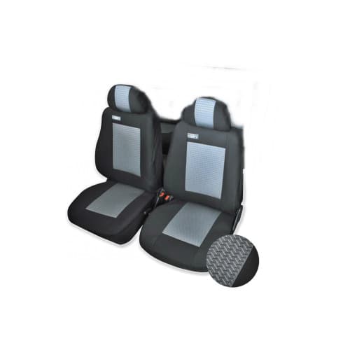 Huse scaun CAMION MAN  din doua piese  Negru/ Gri FLEX