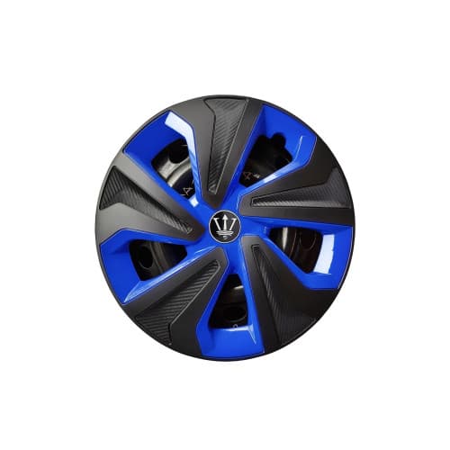 Set 4 capace roti Evo culoare negru albastru 15  inch Cod: WK2-1BL-15