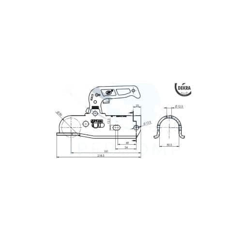 Cupla remorca Rotunda Cod: BC-3000 3