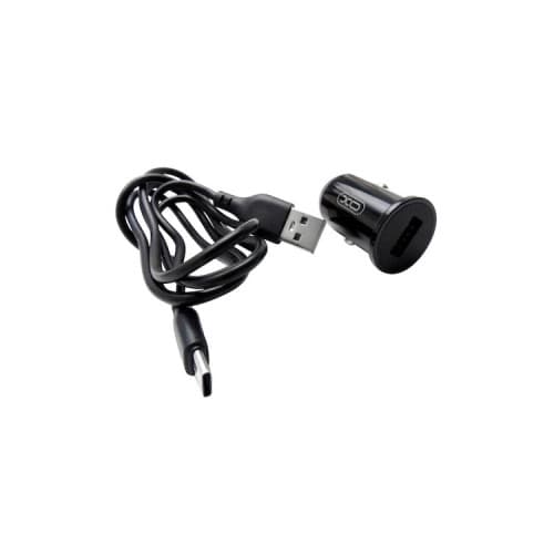 Incarcator auto Quick charge QC3.0 18W + cablu Type-C  Cod:XO-TZ12C