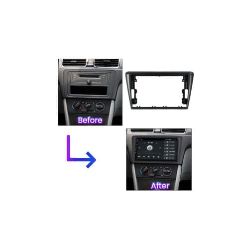 Rama Navigatie 9" cu cablaj si modul canbus compatibila Seat Toledo IV 2012-2019  Cod: NV3176 / GR1 4