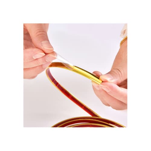 Rola ornament aurie cu adeziv 12mmx15m 3