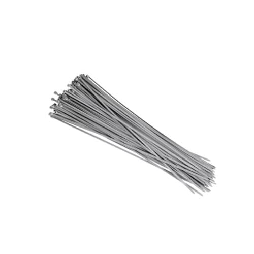 Set 100 coliere plastic gri deschis 400x4.8 mm