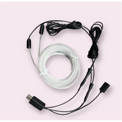 Fir neon cu LED RGB conectare mufa USB si telecomanda  4 metri Cod:FIR-RGB1-4TL 3