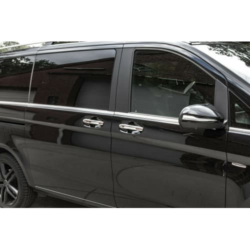 Ormanente crom pentru manerele usilor Mercedes Vito W477 2014-> fara Keyless Go  CROM 2990 2