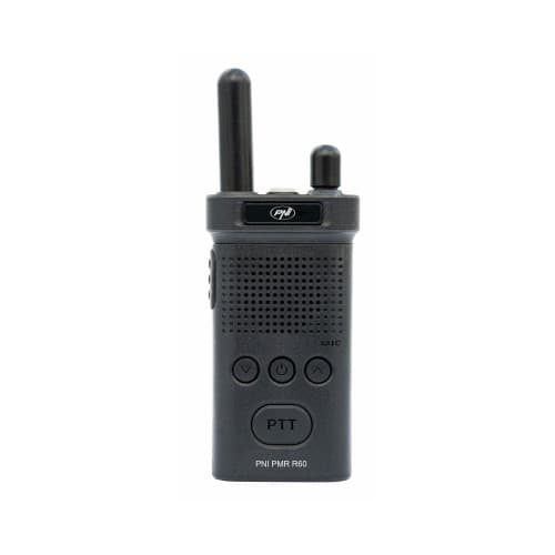 Statie radio portabila PNI PMR R60 446MHz, 0.5W, Scan, blocare taste, SOS, Monitor, acumulator 1200mAh 4