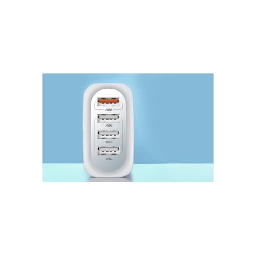 Incarcator retea 4 USB : 1USB Quick charge QC3.0 + 3USB 2.4A  Cod:XO-L100 2